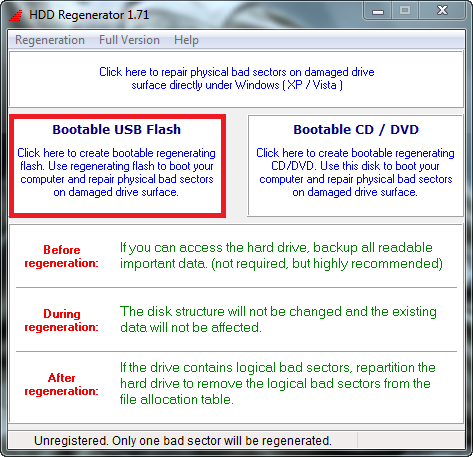 اصدار عربى hdd regenerator 1.71 اصدار عربى hdd regenerator 1.71