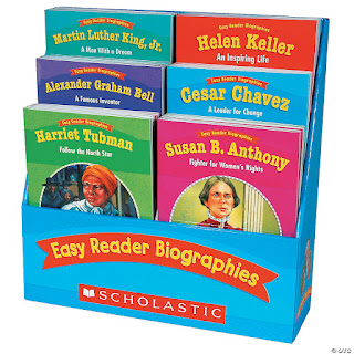 Scholastic Easy Reader Biography Series for elementary students is a great example of books for young and emerging readers.