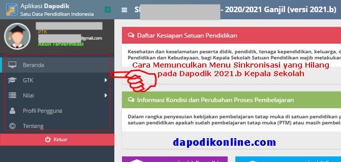Dapodikonline Com Panduan Aplikasi Pendidikan Untuk Guru Operator Sekolah Dan Tenaga Kependidikan