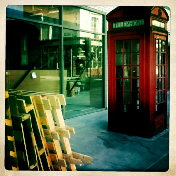Telephone Box Outside House