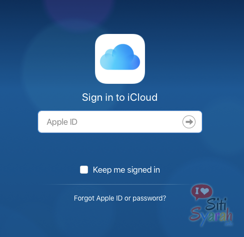 login icloud di komputer