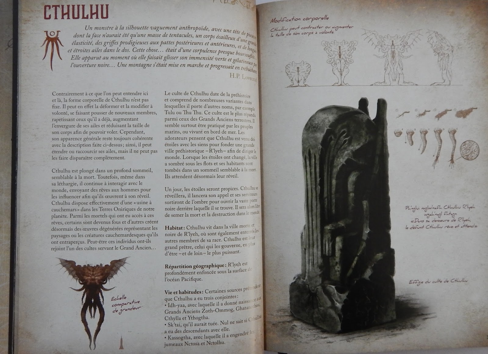 Susurros desde la Oscuridad: Cthulhu: Les Créatures du Mythe