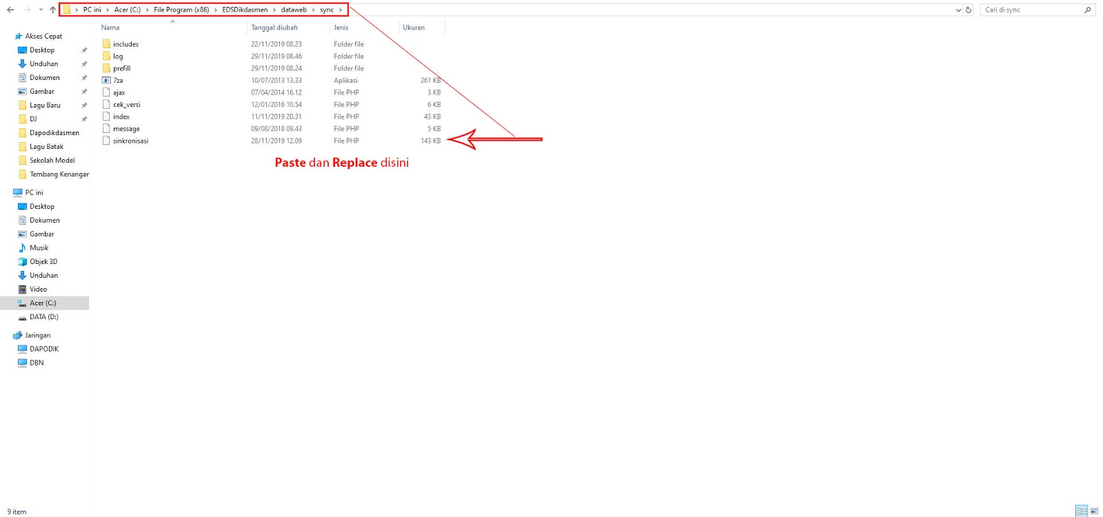 Patch Aplikasi EDS Dikdasmen PMP Offline Versi 2019.11.18