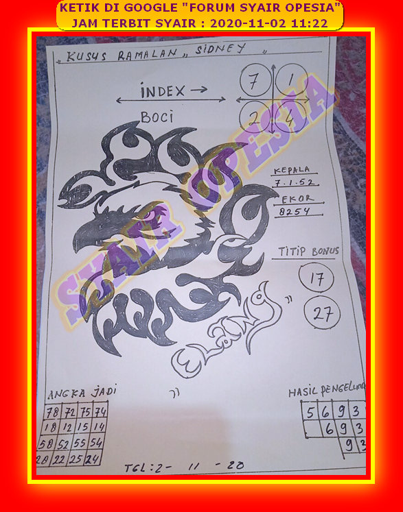 1 New Message) Kode Syair Singapore 2 November 2020 - Forum Syair Togel  Hongkong Singapura Sydney