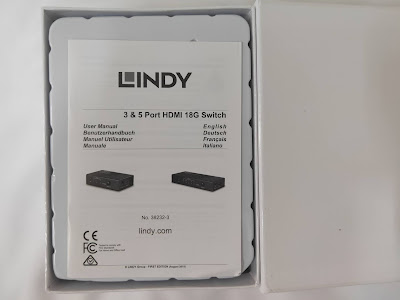 	 LINDY HDMI 2.0 4K 18G 5埠切換器新品開箱 (No. 38233)