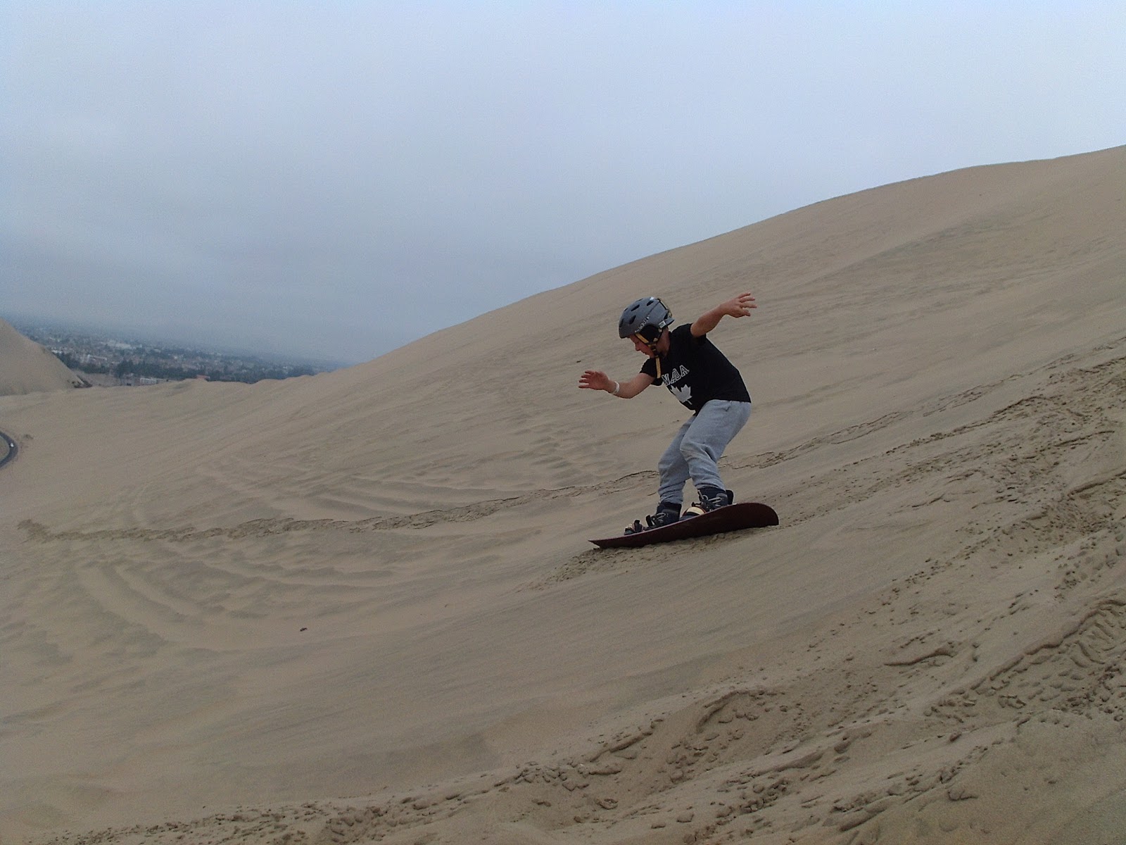 Sandboarding in Huacachina