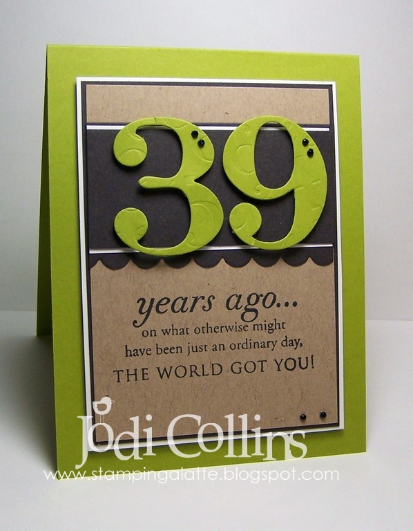 Birthday Cards For 39 Year Olds