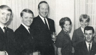 Canadian Pairs Figure Skating Champions Betty and John McKilligan with Jay Humphry and Donald Knight