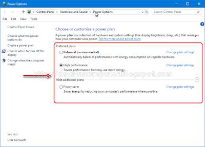 Cara Mengembalikan Power Plan Yang Hilang di Windows 10