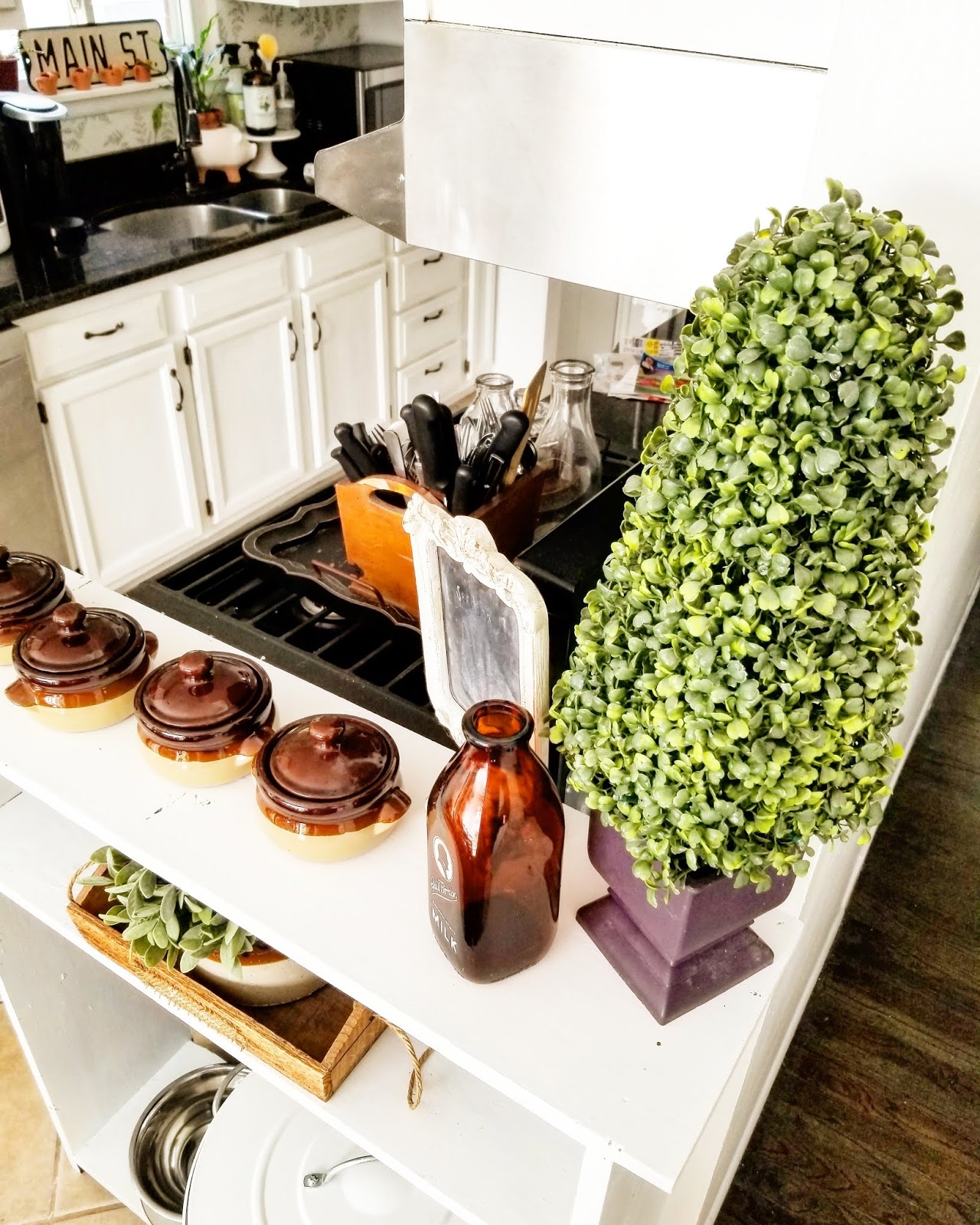 The Quaint Sanctuary { DIY Side Stove Shelf Pt. 1 }