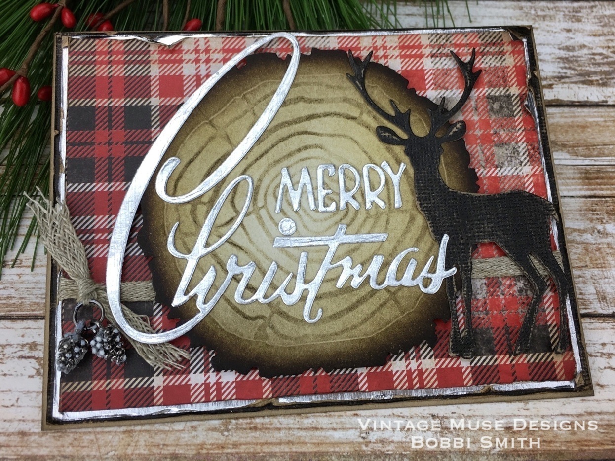 Rustic merry christmas covers