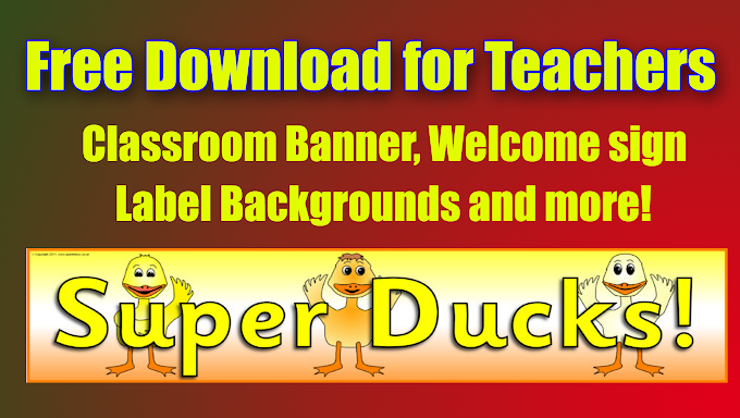 Download Free ClassRoom Editable & Printable Banners, Welcome Sign, Label Backgrounds, etc