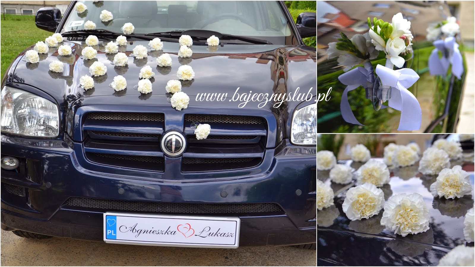 Bajeczny Ślub Świdnica Dekoracje auta i dekoracje ślubne