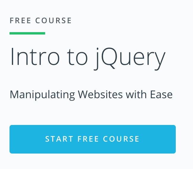 Learn jQuery Interactively for Free Learning jQuery