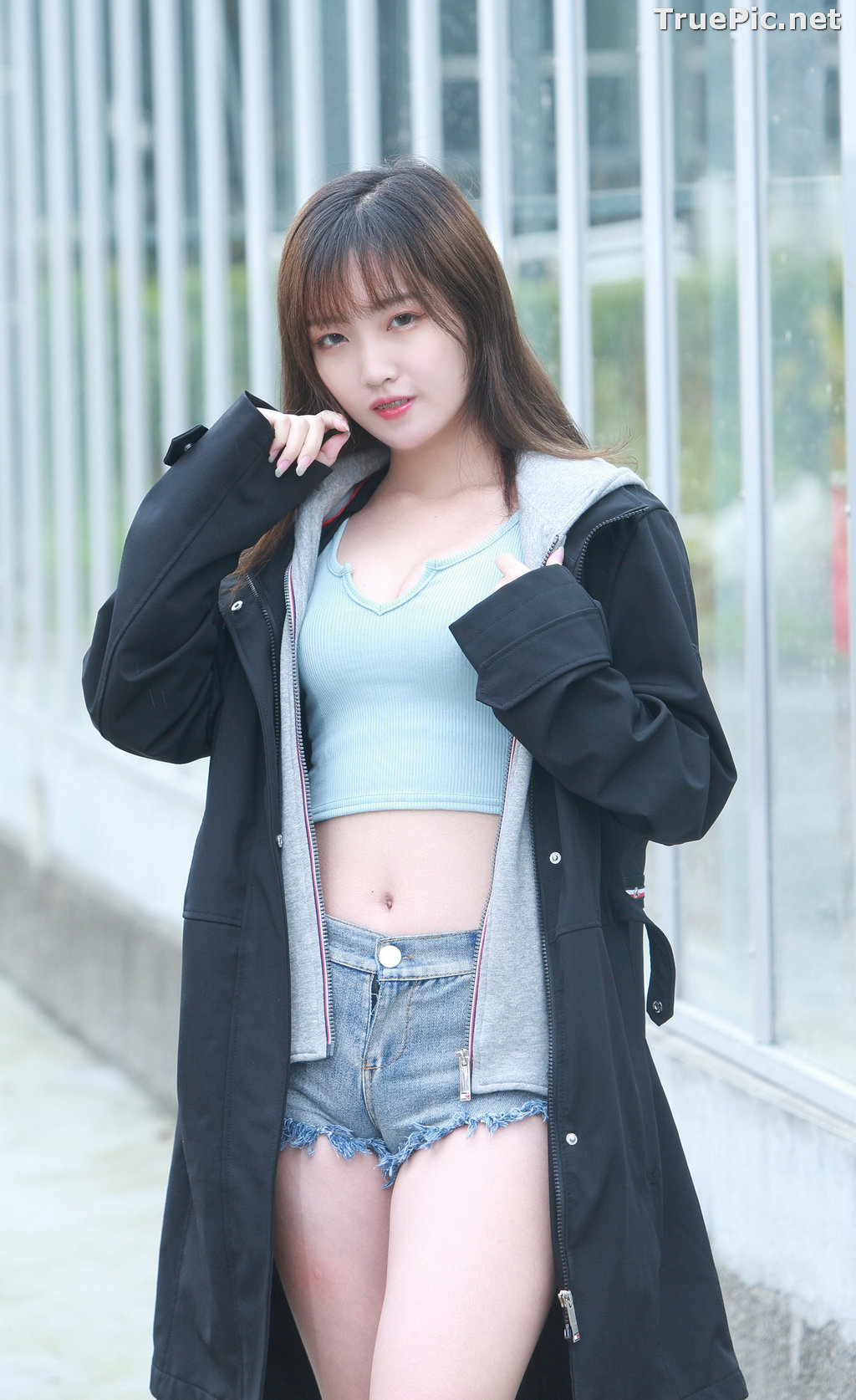 Image Taiwanese Lovely and Sexy Girl – 泱泱 - Low Top and Jeans Pants - TruePic.net - Picture-7