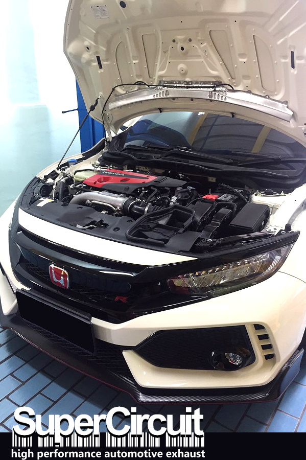 SUPERCIRCUIT Exhaust Pro Shop: Honda Civic FK8 Type-R Downpipe & Front Pipe