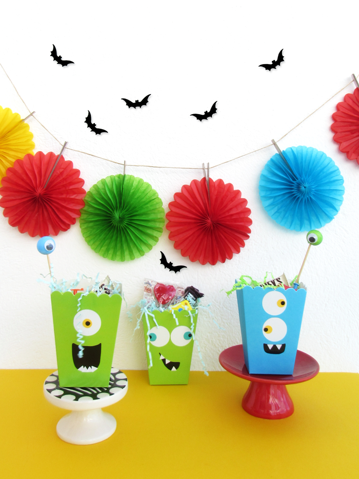 Valentina Vaguada: birthday party, cute monsters, color, halloween, not so scary, colorfull birthday, birthday idea, kids party