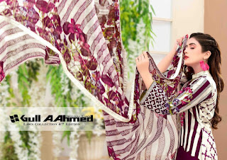 Pakistani lawn Suits Wholesale Price: Gull A Ahmed vol 4
