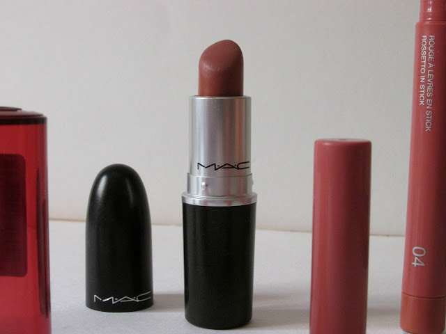 MAC Matte Lipstick in Velvet Teddy, current lip picks