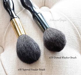 Sonia Kashuk Tapered Powder Brush #19 Comparison Review vs Domed Blusher #29