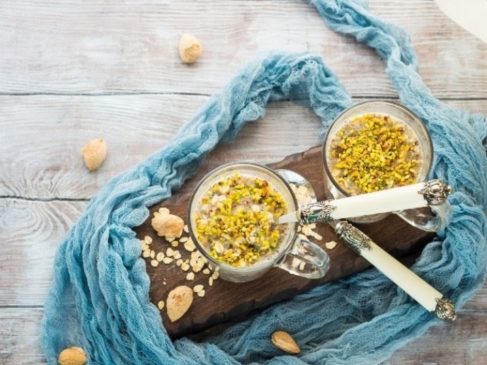 Overnight oats sabor pay de limón (sin azúcar)