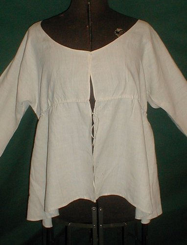 All The Pretty Dresses: Lady's Work Shirt/Jacket Very late 18th Century