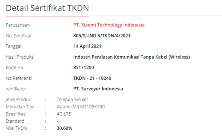 Xiaomi Indonesia Kembali Daftarkan 2 Smartphone Terbarunya M2103K19G ...