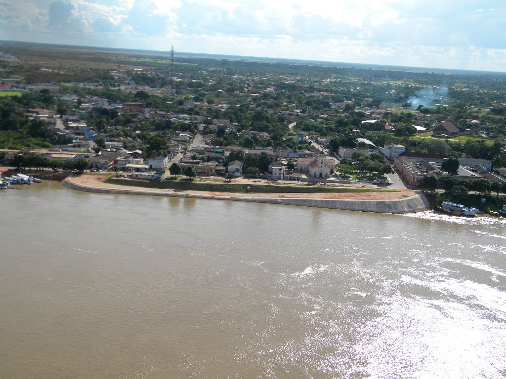 2012: Vista aérea da cidade de HUMAITÁ - AM