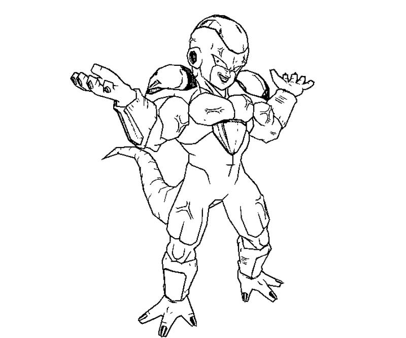 dbz coloring pages frieza - photo #24