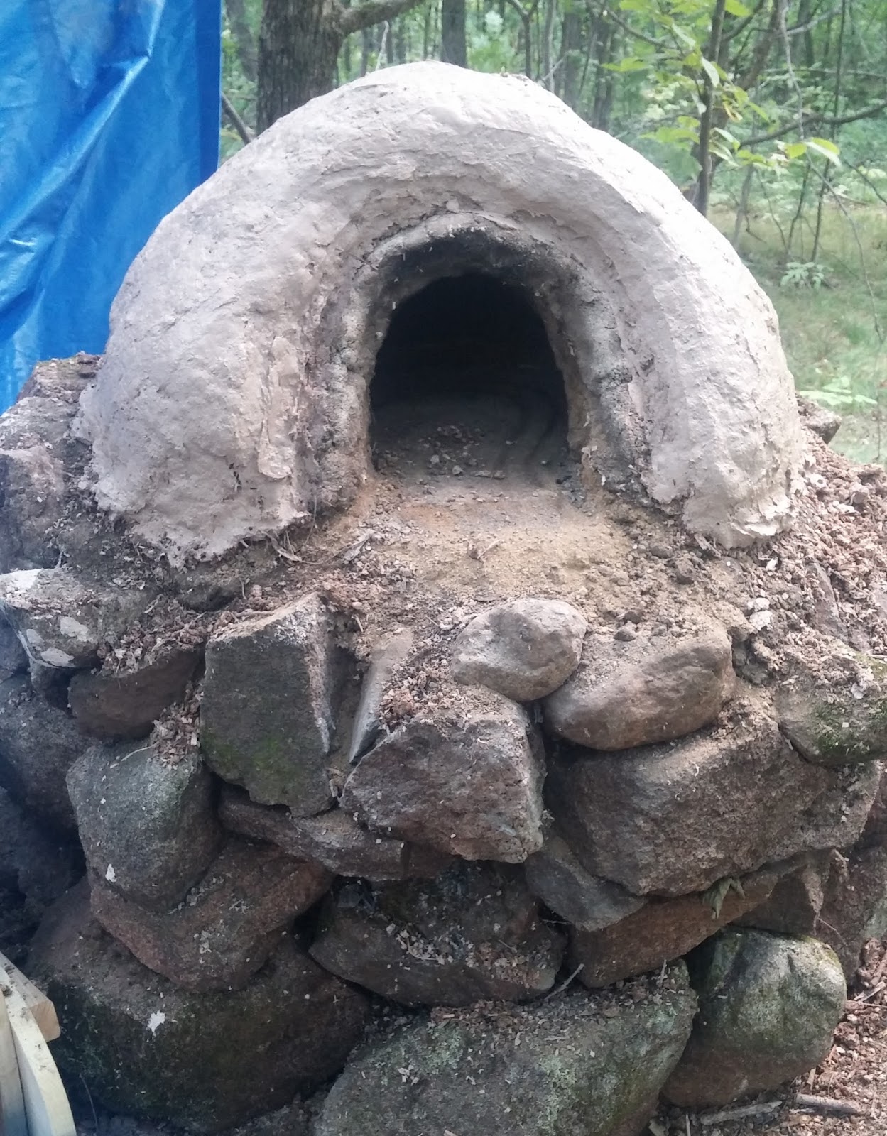 Remembrances Building an earth oven