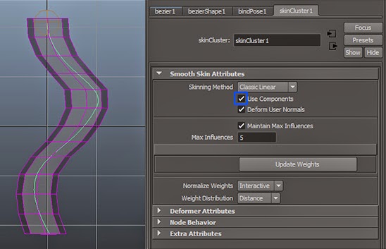 TIPS CG: MAYA _ Skin with a curve