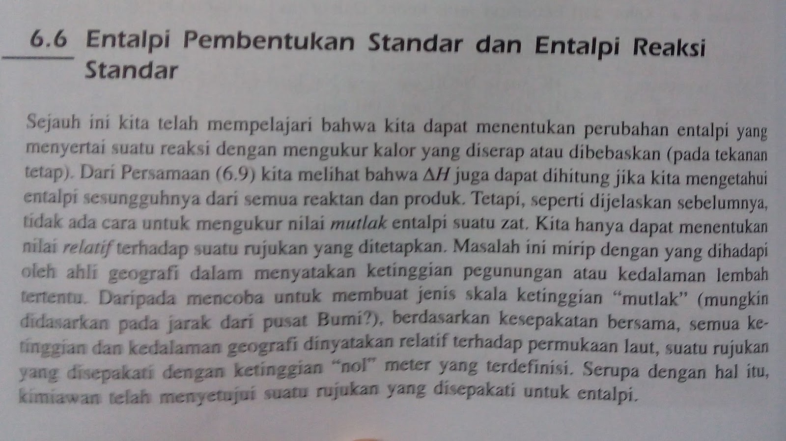 MENGHITUNG ENTALPI REAKSI DENGAN CARA MENGGUNAKAN DATA