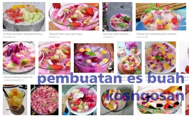 Teks prosedur cara membuat sop buah dalam bahasa inggris