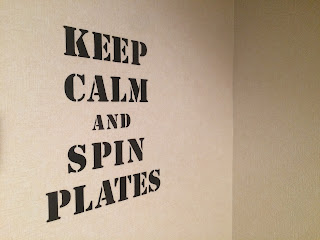 KEEP CALM AND SPIN PLATES