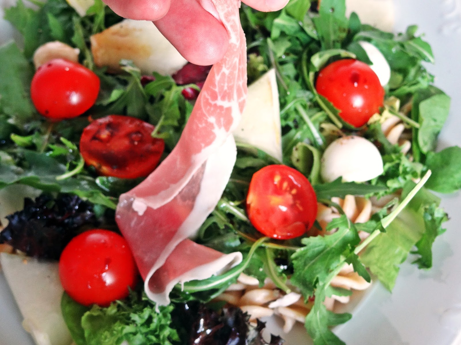 Italian Prosciutto ham salad Gosia's Food 'n' Lifestyle