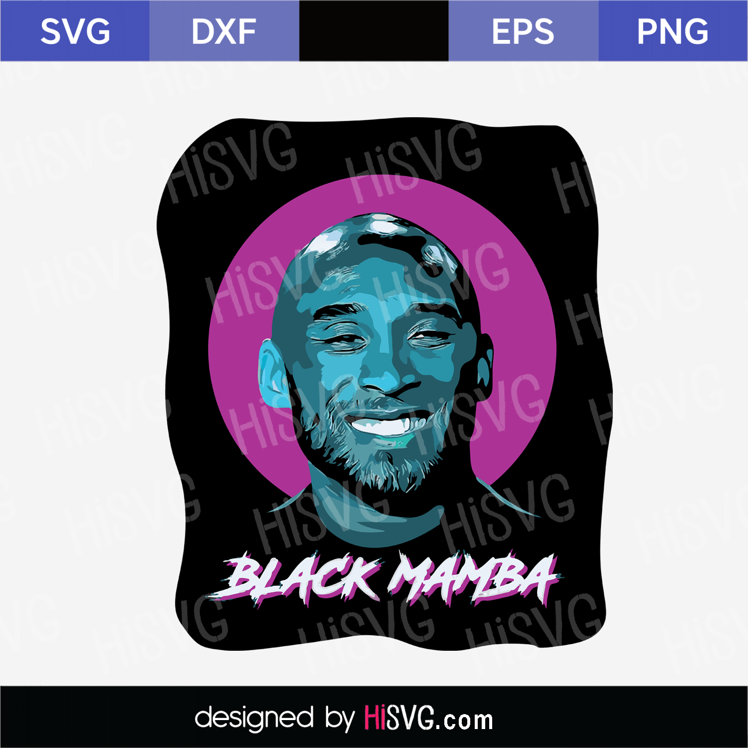 Rest In Peace Kobe Bryant Svg Digital Files For Cricut Cutting Machines Silhouette Studio Files Lakers Hi Svg