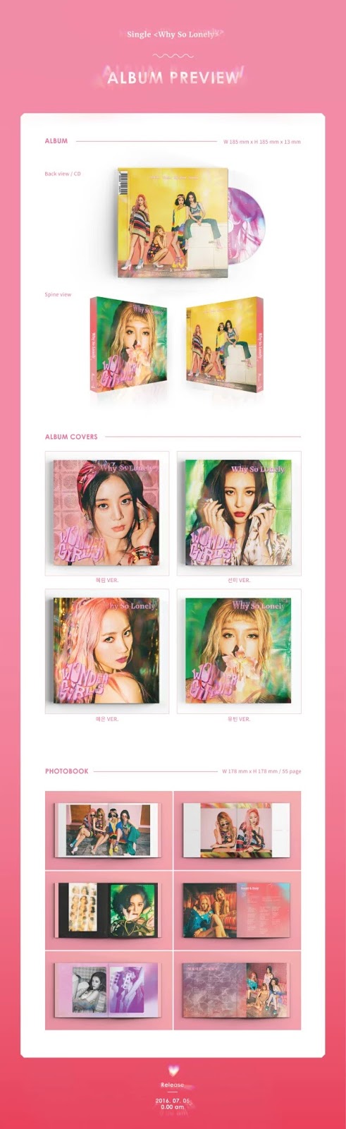 원더걸스 Why So Lonely 트랙리스트&앨범프리뷰 | 인스티즈