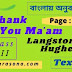 Thank You Ma'am | Langston Hughes  | Page - 50 | Class 12 | summary | Analysis | বাংলায় অনুবাদ |