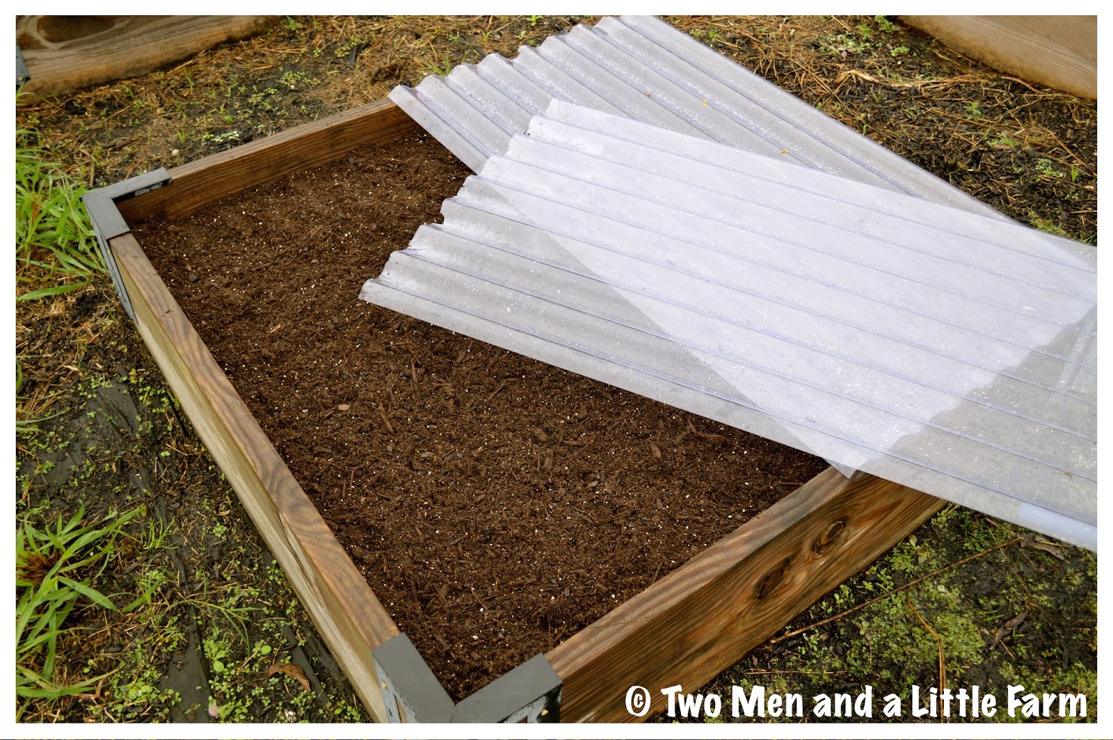 Two Men and a Little Farm COVERING RAISED BEDS FOR WINTER