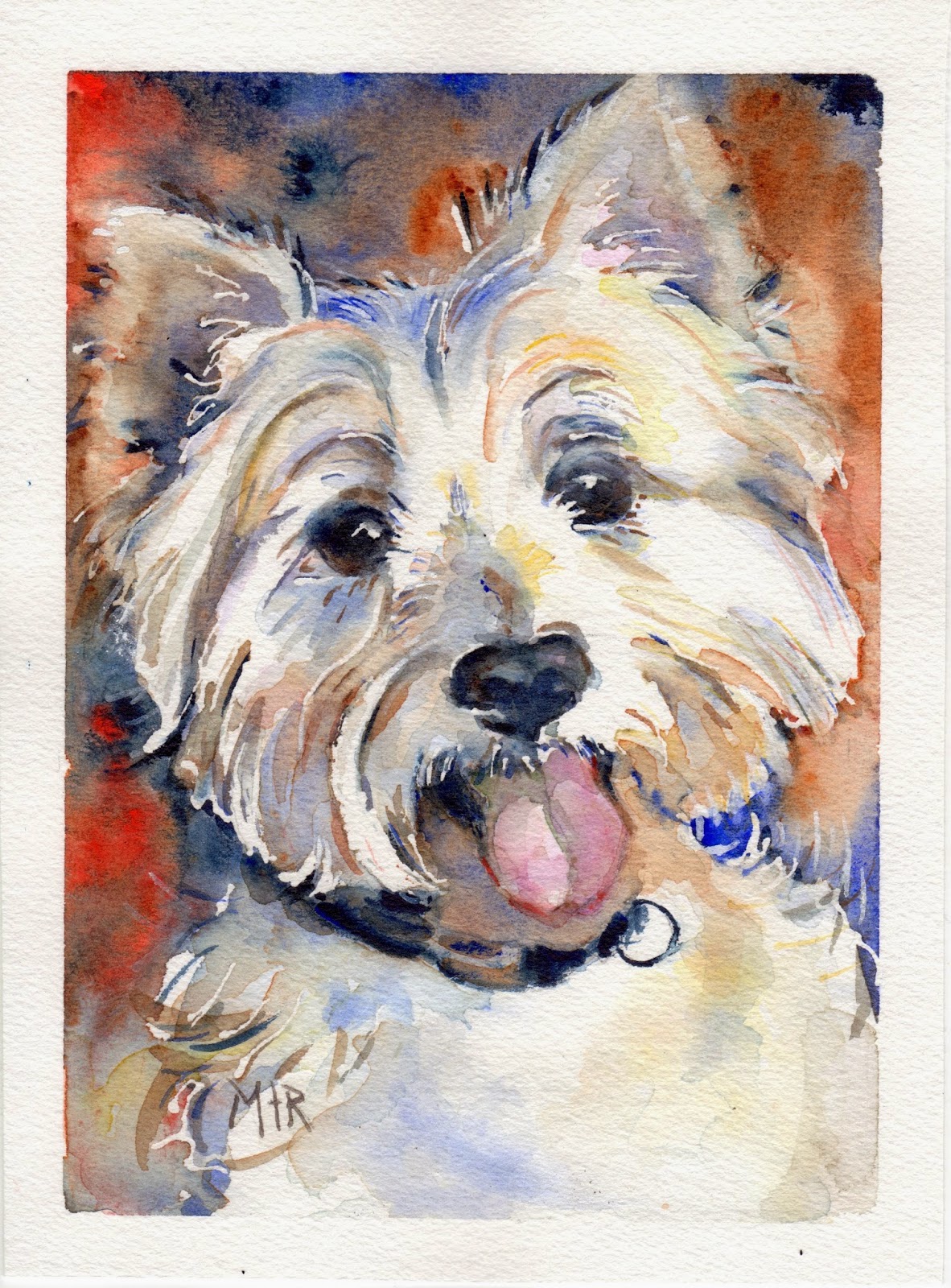 58 HQ Images Watercolor Pet Portrait : CUSTOM PET PORTRAIT Original