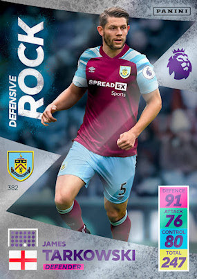 adrenalyn panini burnley tarkowski