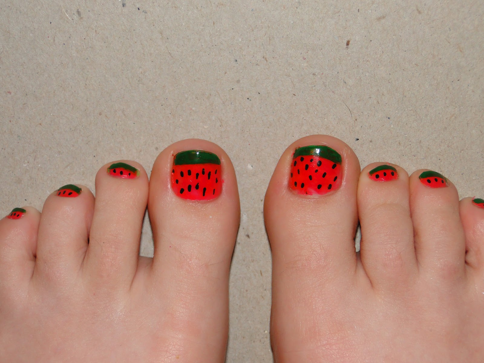 Watermelon Nail Art Toes: Tips and Tricks for a Perfect Manicure - wide 7