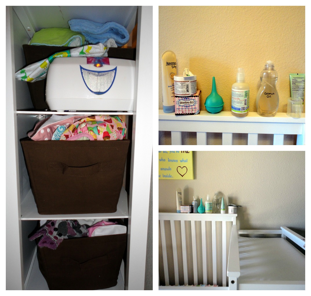 The Sweet Life Day 10 Changing Table and Diaper Organization