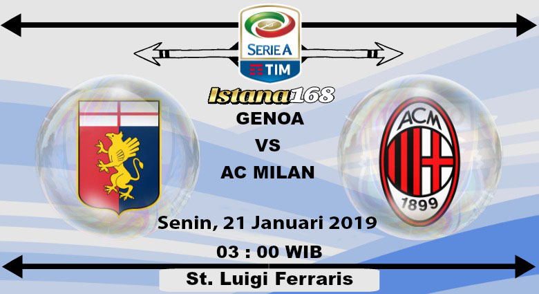 Prediksi Genoa vs AC Milan 21 Januari 2019