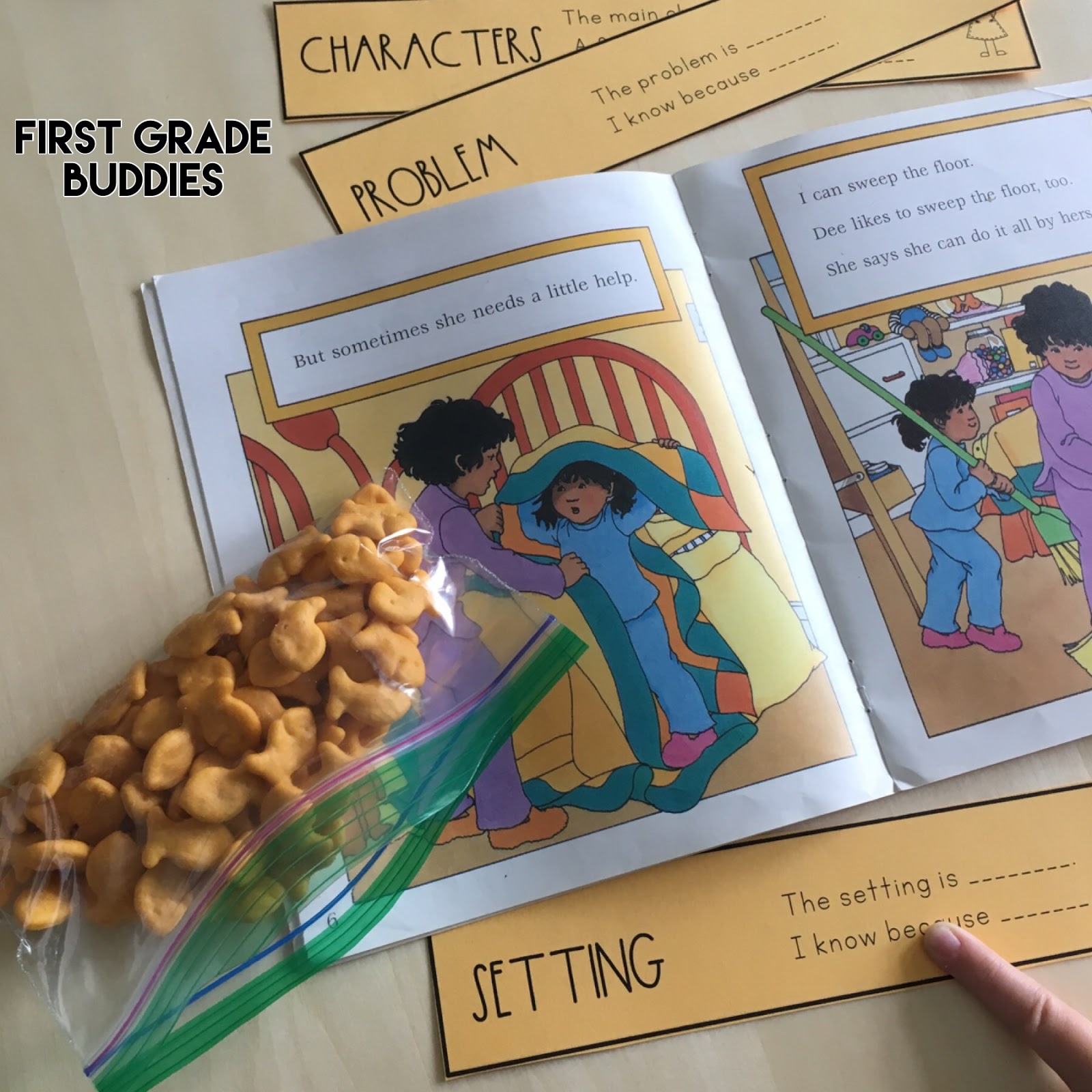 Story Elements Detective First Grade Buddies