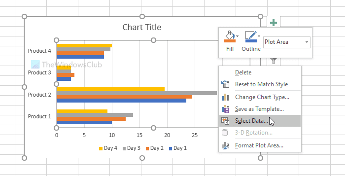 Excel 그래프 또는 차트에서 데이터 시리즈의 이름을 바꾸는 방법