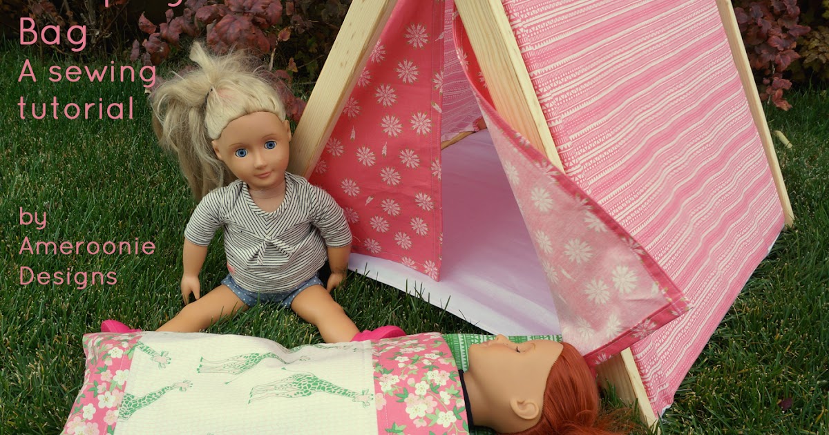 Ameroonie Designs Exposed lace zipper sleeping bag tutorial