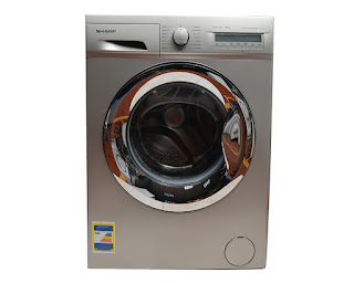 غسالة شارب 9 كيلو فول أوتوماتيك فضي موديل ES-FP912AX3-S غسالة شارب 9 كيلو فول أوتوماتيك فضي موديل ES-FP912AX3-S