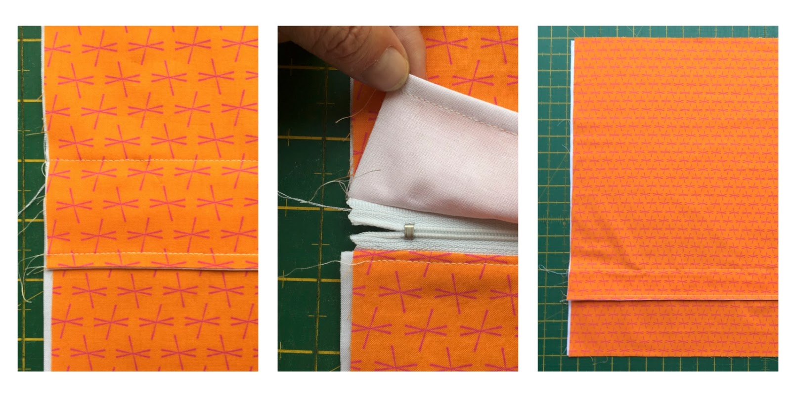 claire turpin design How to make a cushion back with a zip.