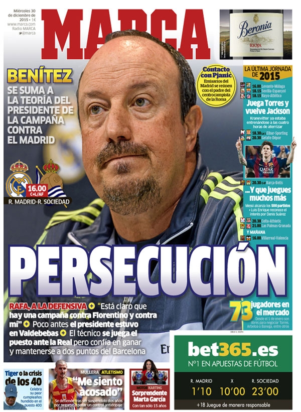 Real Madrid, Marca: "Persecución"